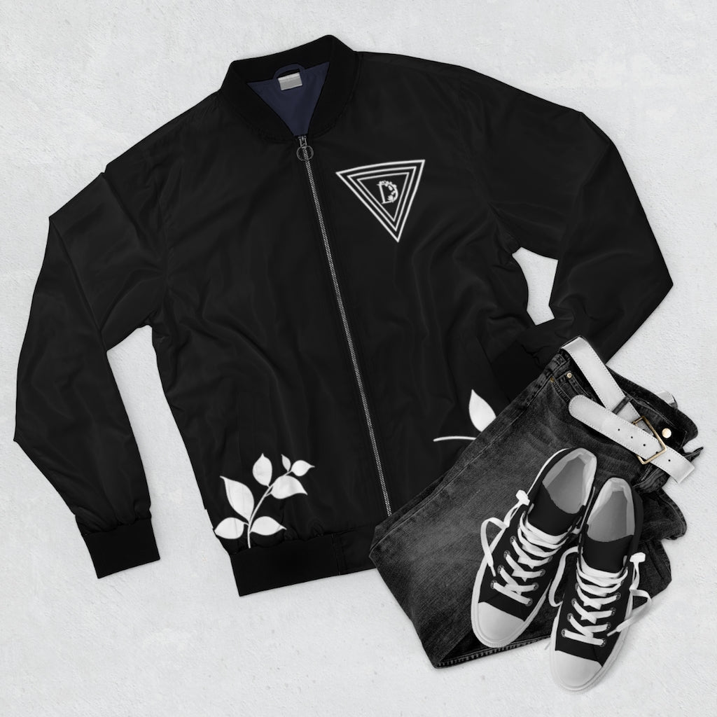 De Conicci Authentic Black Bomber Jacket
