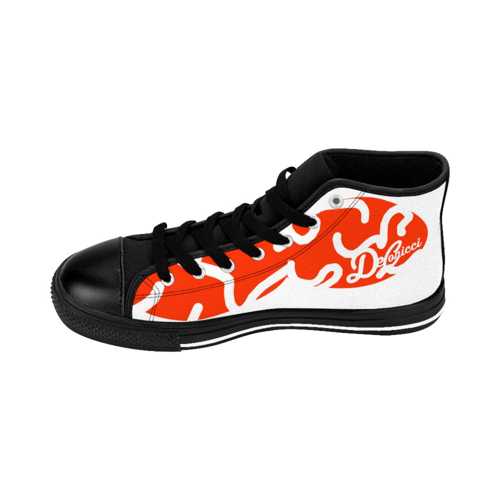 Mind boggler Men's High-top Sneakers orange dream