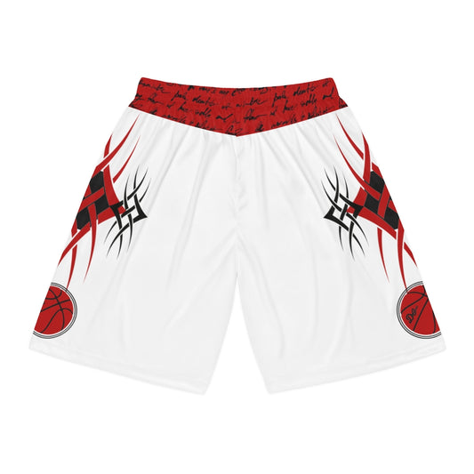 Tribal Basketball Shorts Red/Black