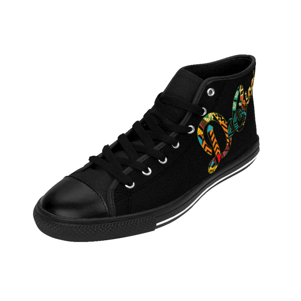 Men's High-top Beach Color Sneakers