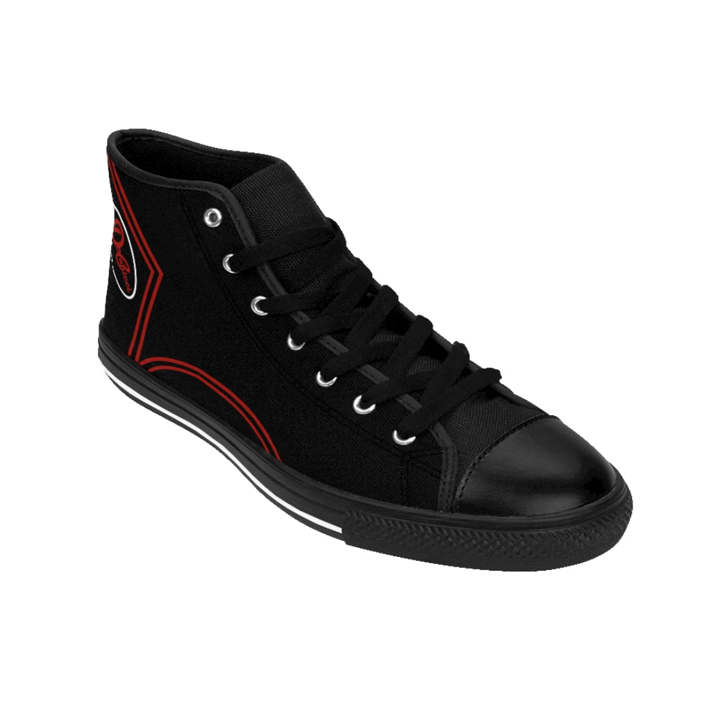 Hoop 31 red black and white color way