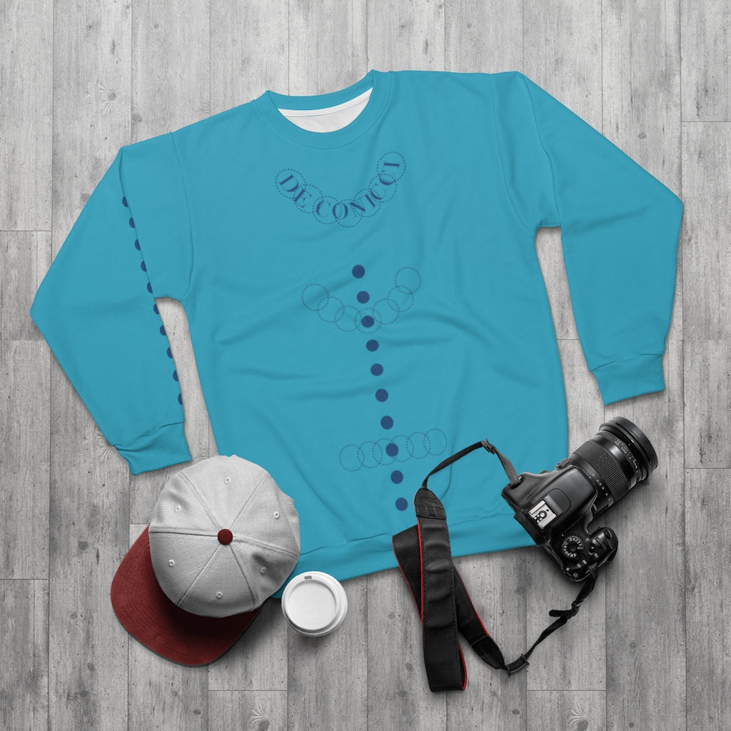 De Conicci Avenue Blue long sleeve. Water Blue