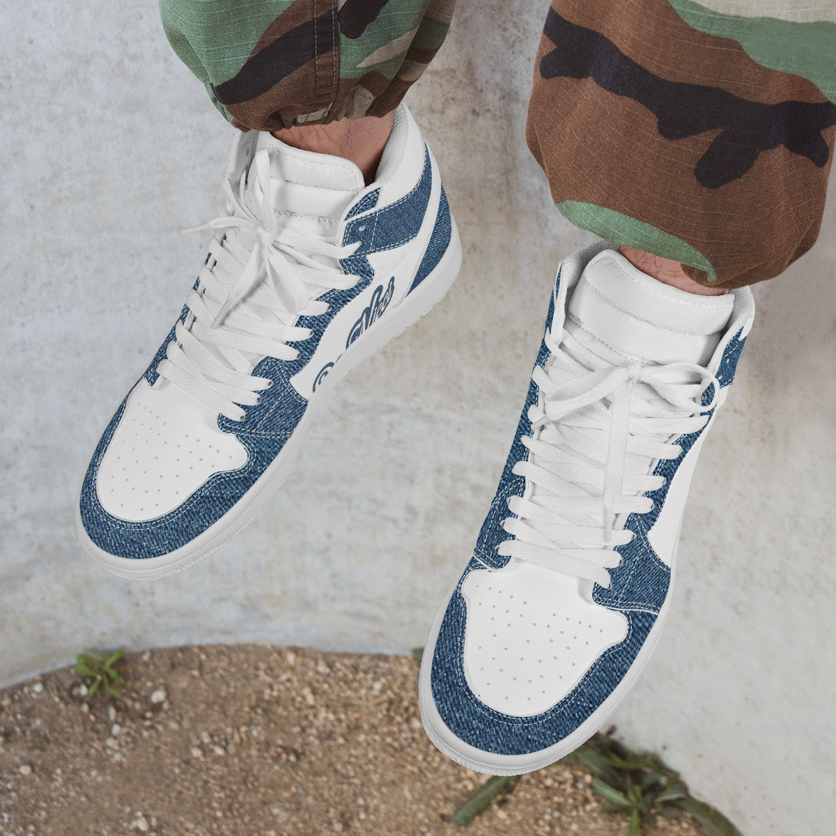 Vinny High Top Blue Jean Color Way