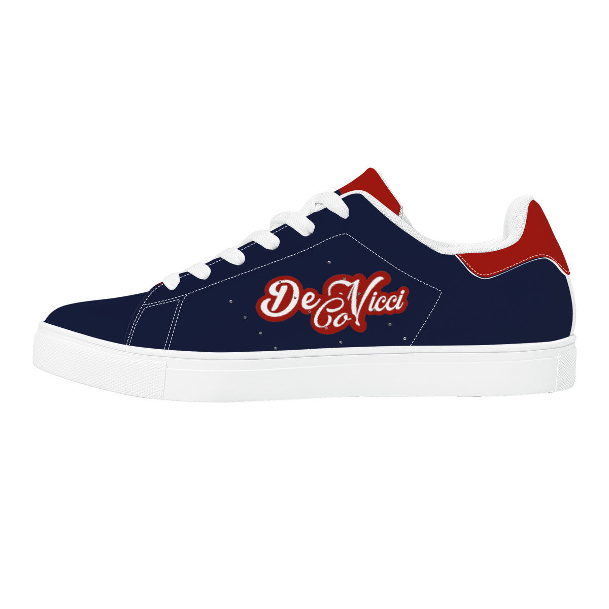 Vinny red white navy