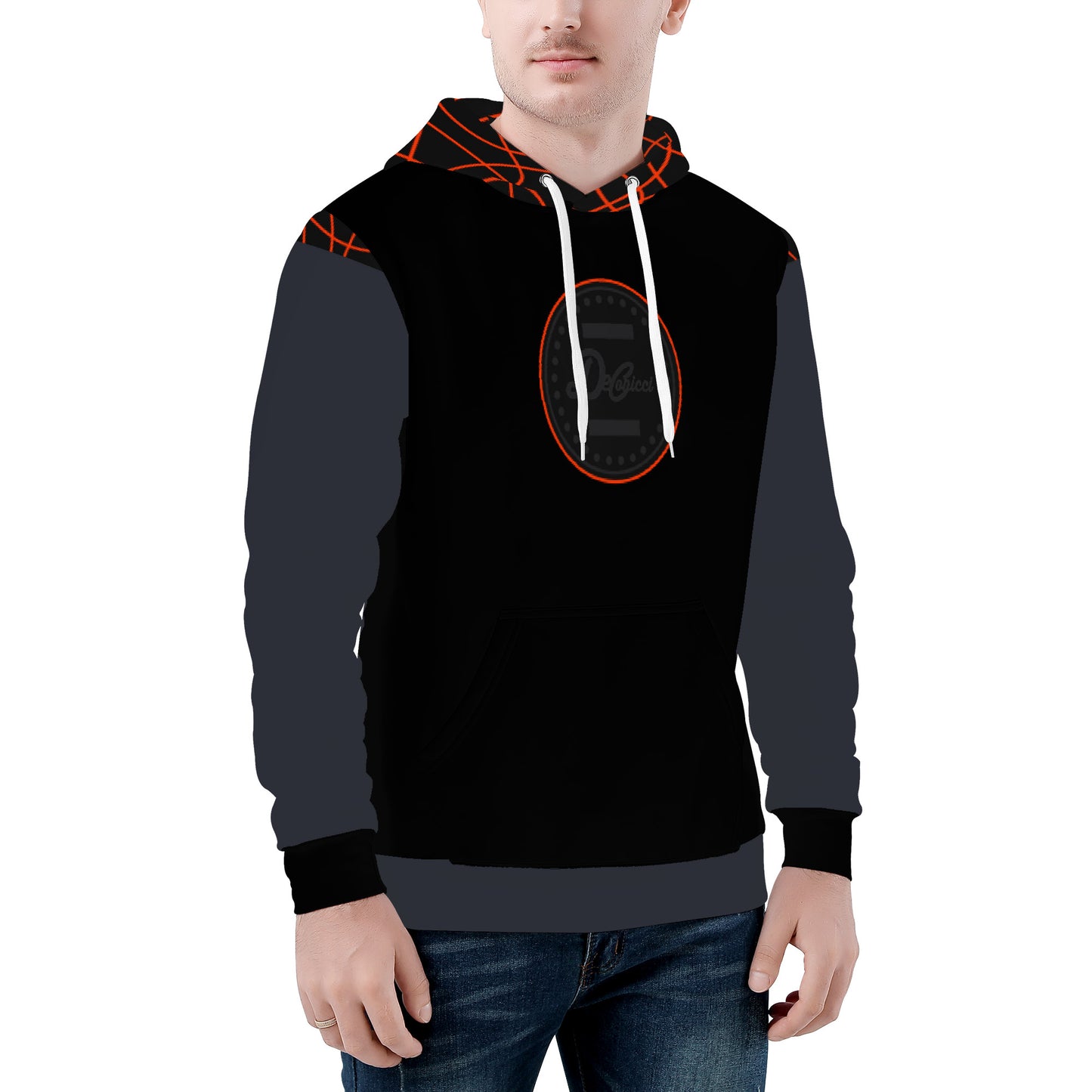 Black Orange Hoodie