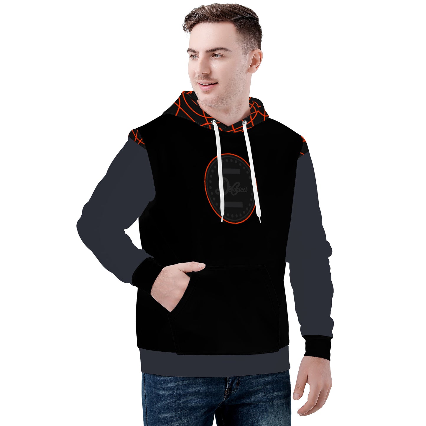 Black Orange Hoodie
