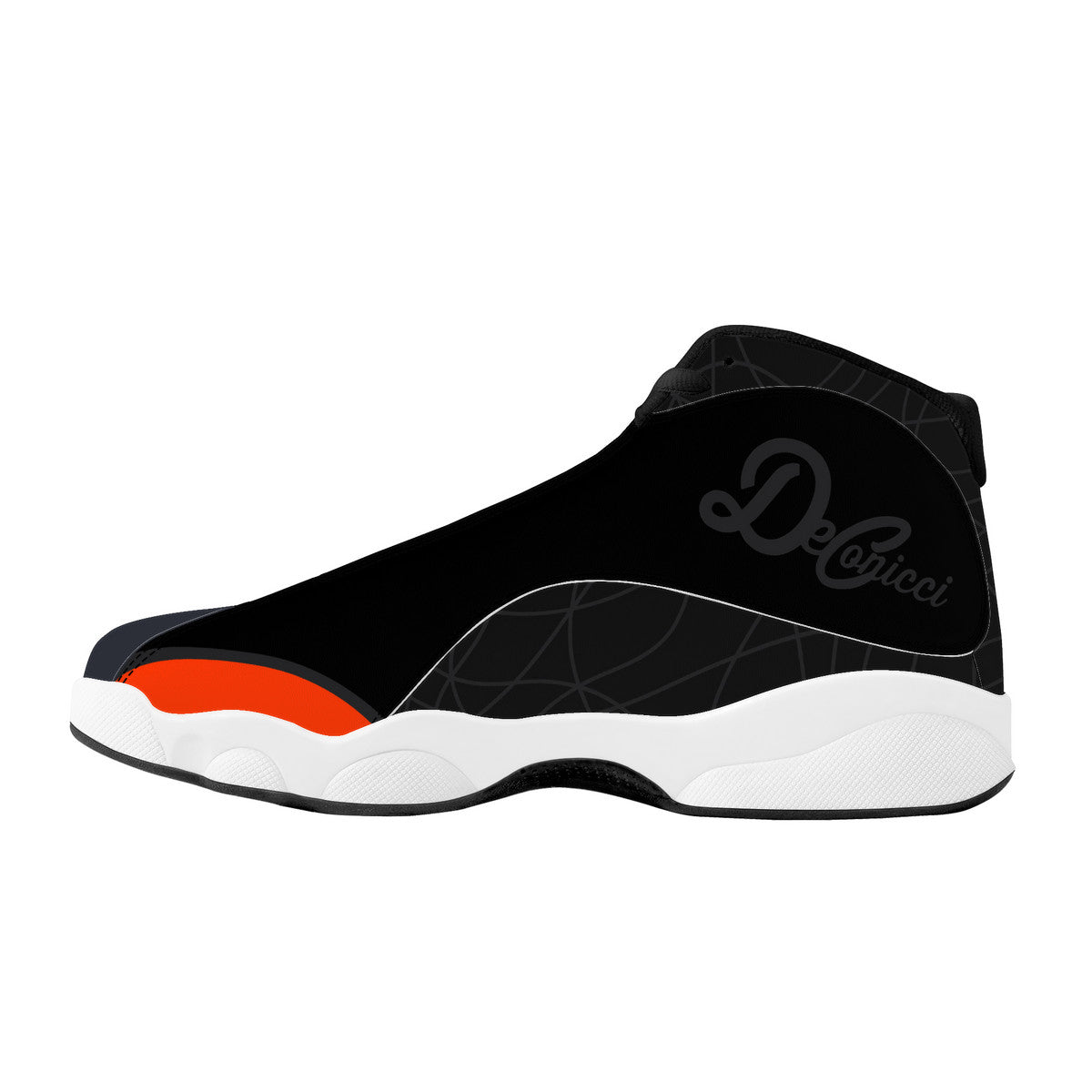 Black Orange Hoop 31
