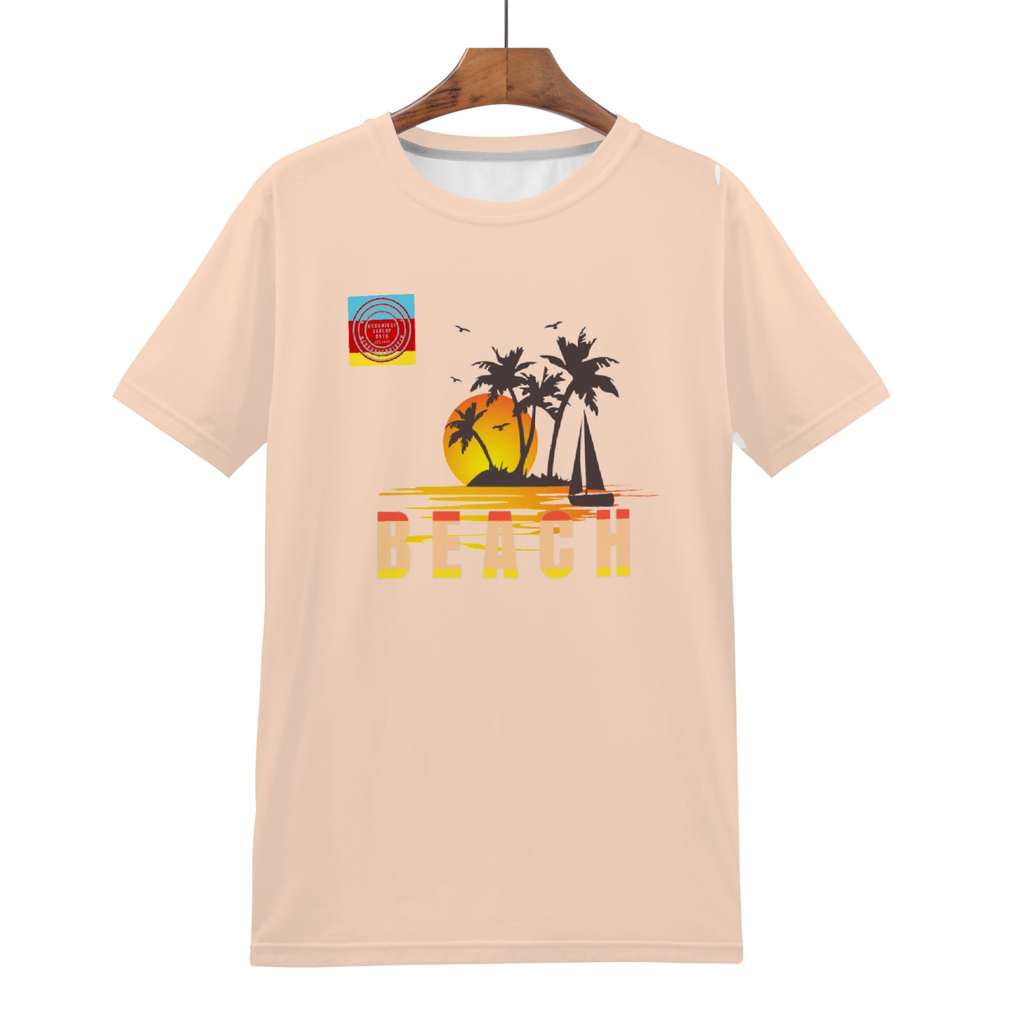 Beach short sleeve sand