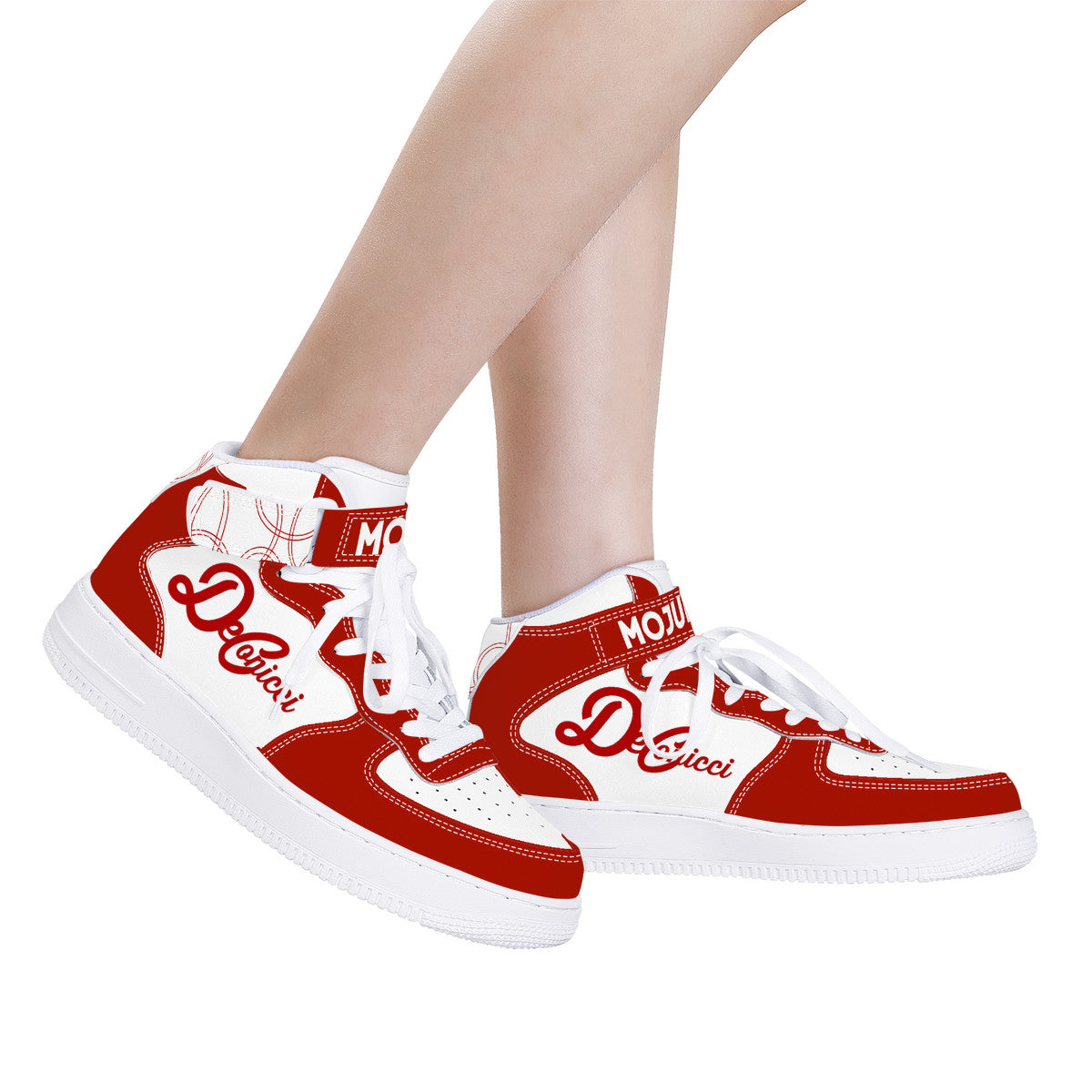 Mojukoka fire red and white