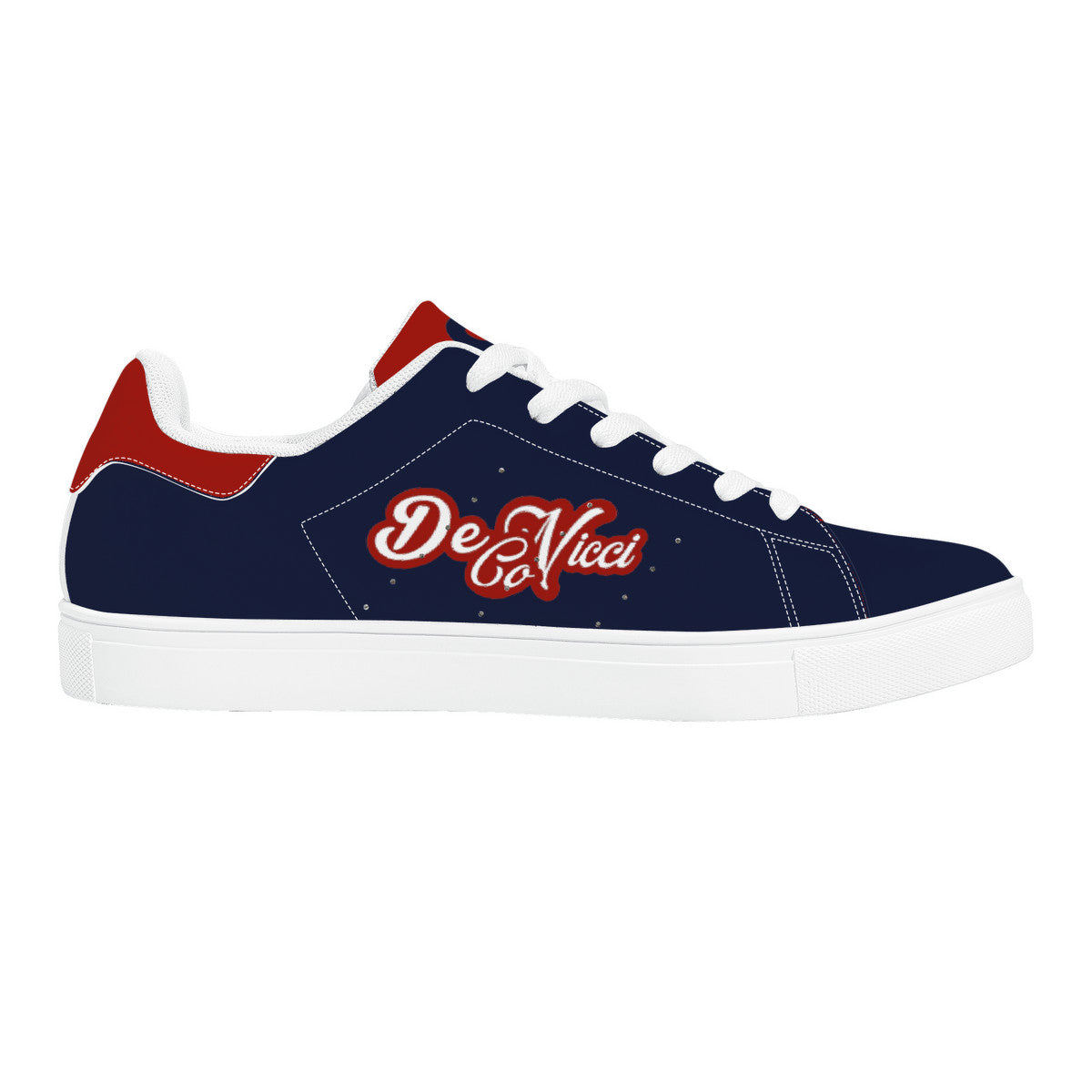 Vinny red white navy
