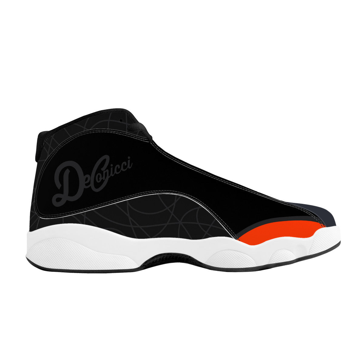 Black Orange Hoop 31