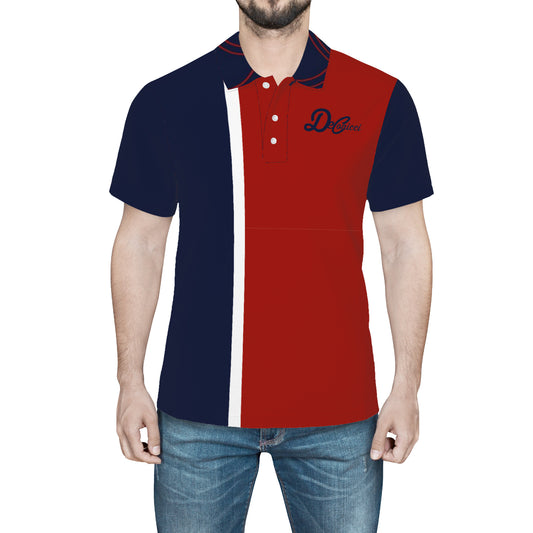 Vinny Polo Red white navy