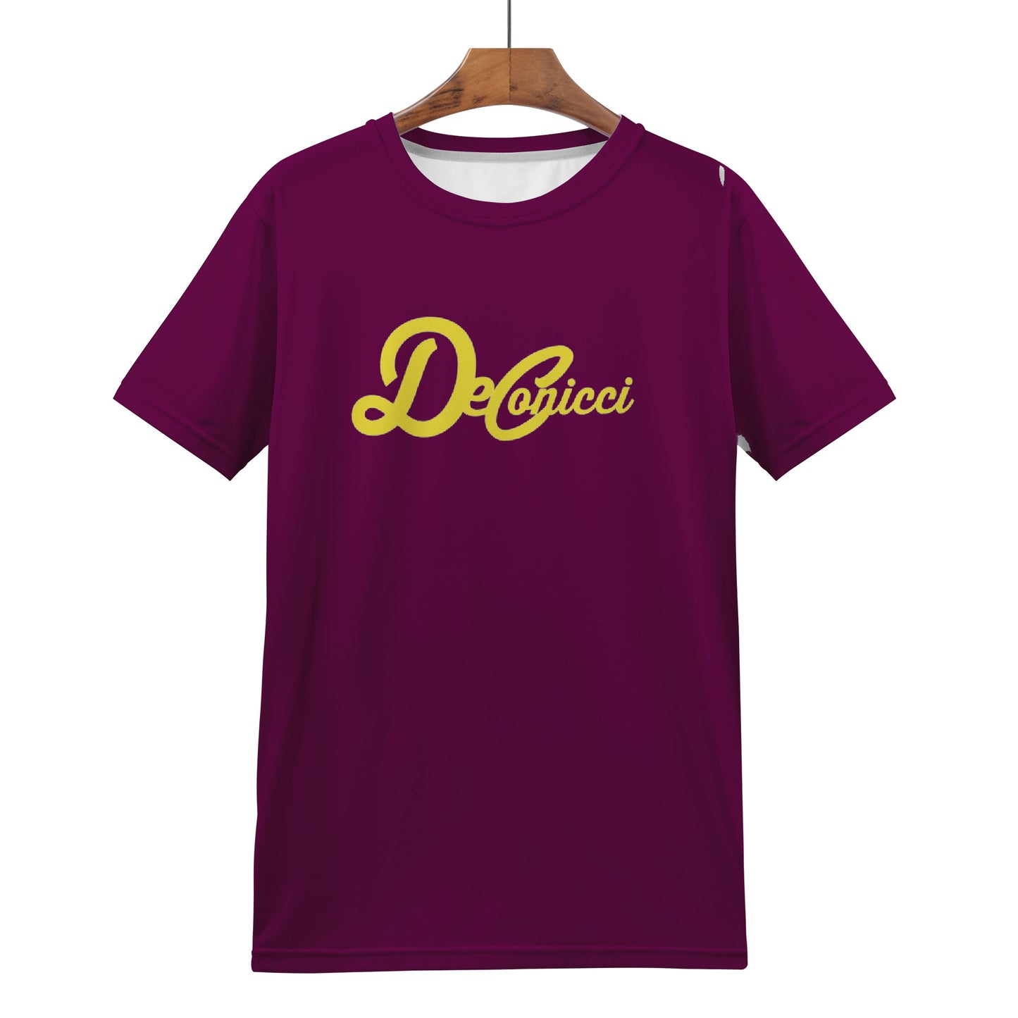 Wine and yellow short sleeve