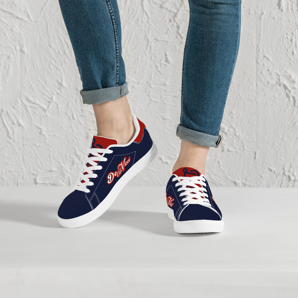 Vinny red white navy