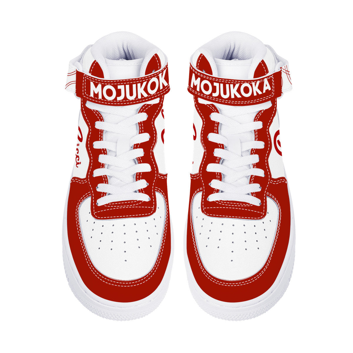 Mojukoka fire red and white
