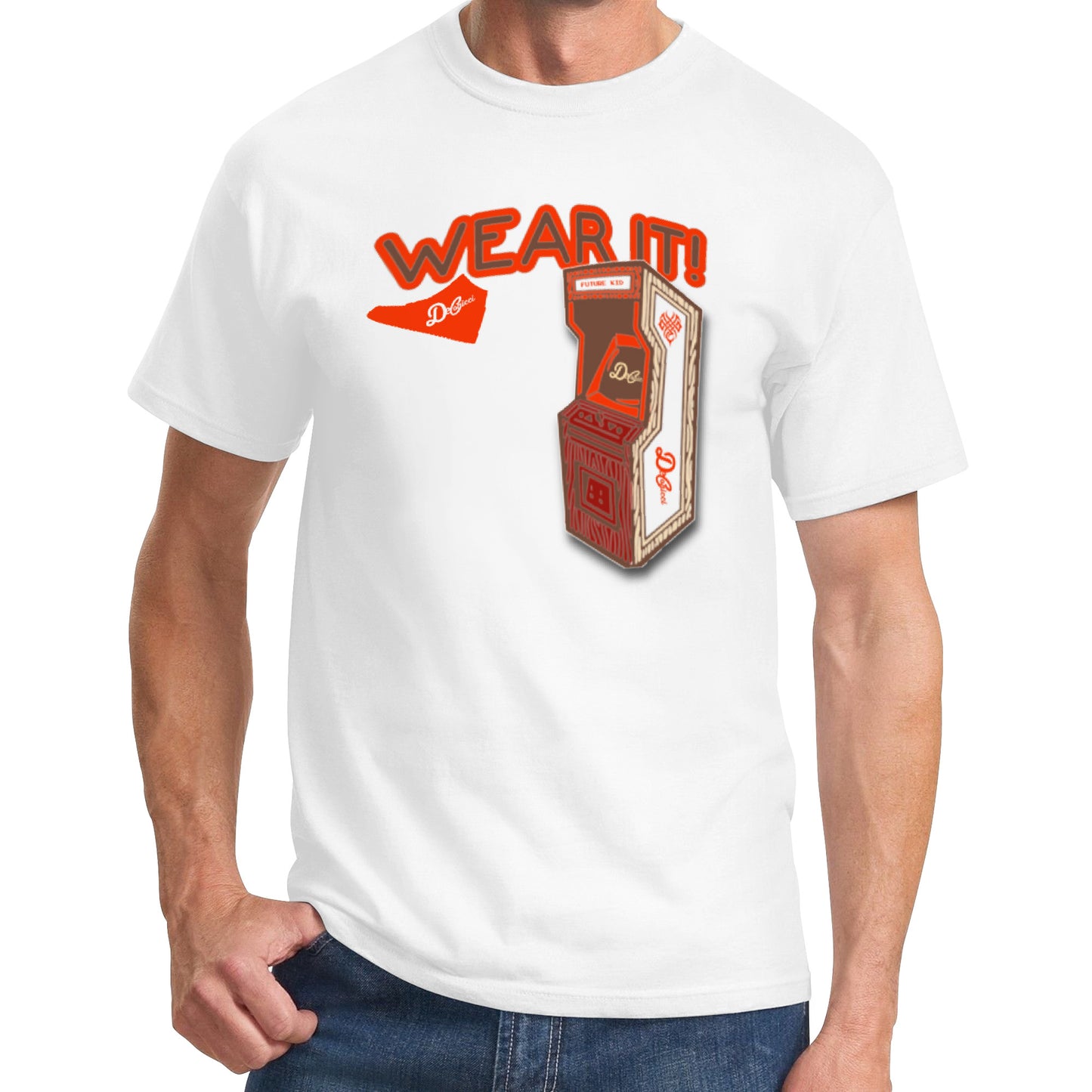 Wear it short sleeve/ white