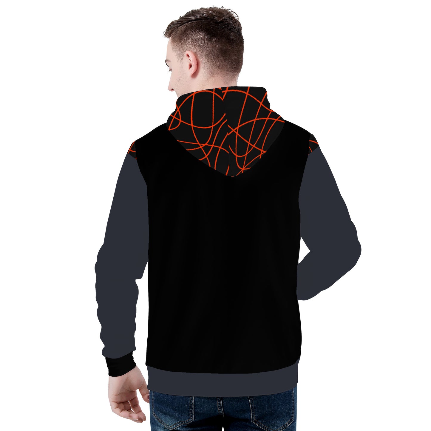 Black Orange Hoodie