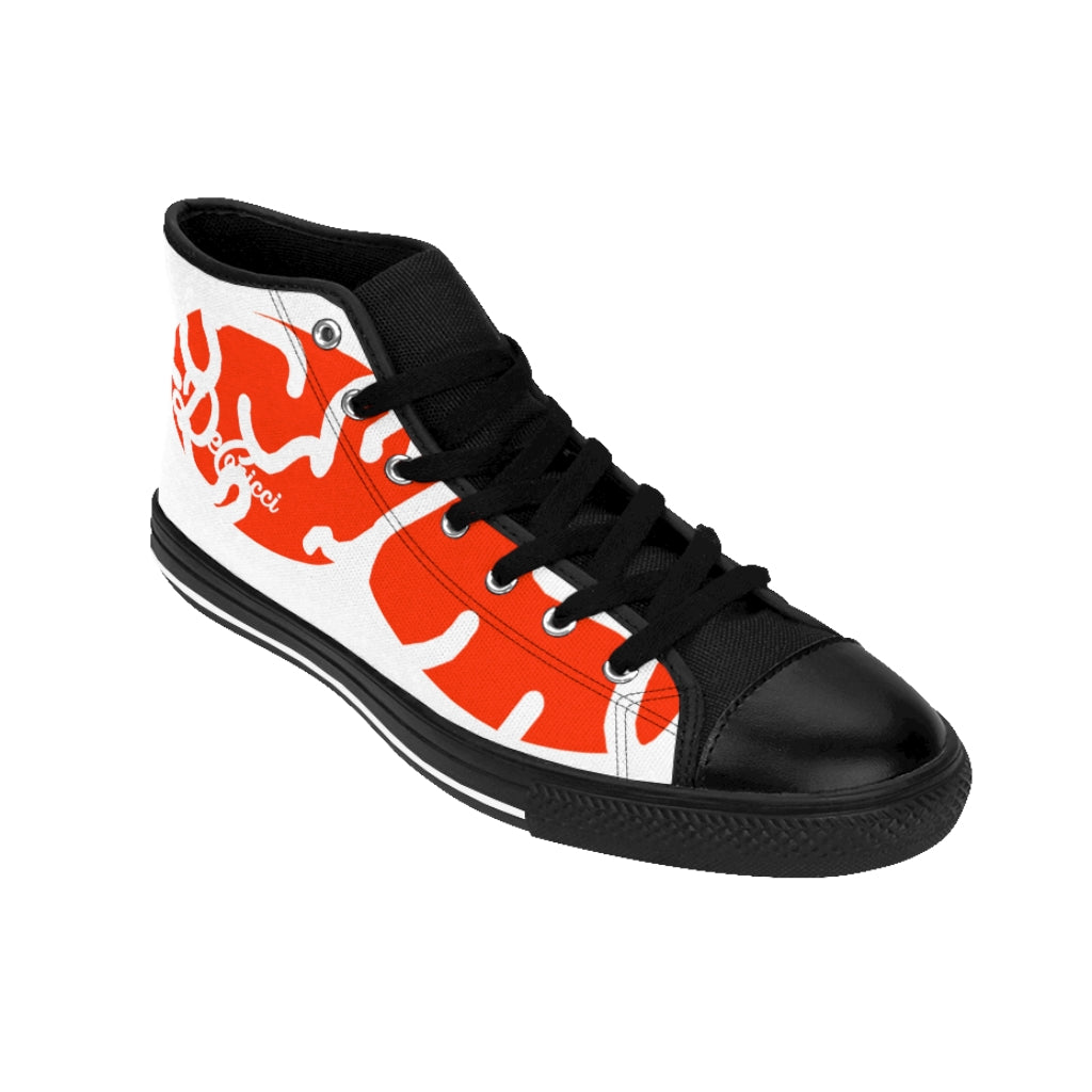 Mind boggler Men's High-top Sneakers orange dream