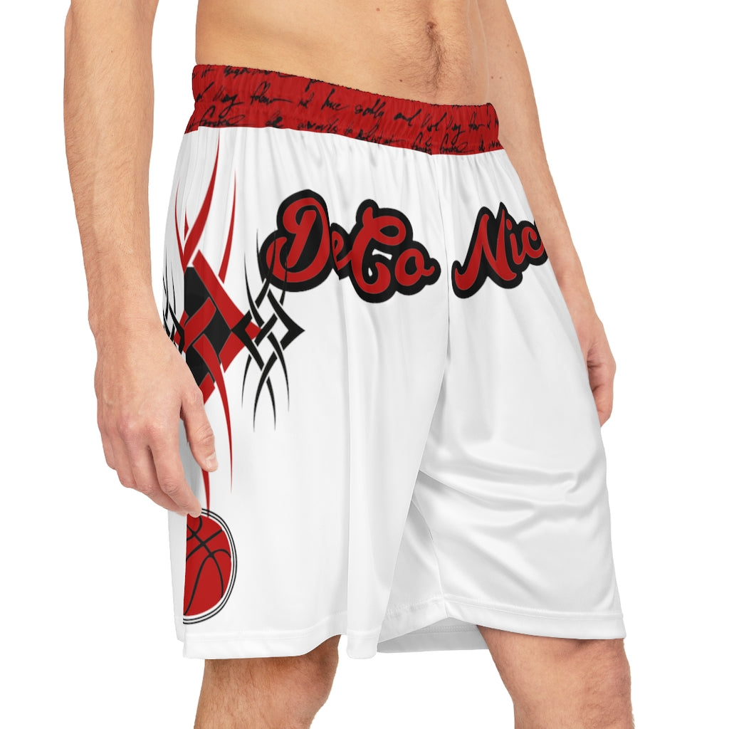 Tribal Basketball Shorts Red/Black
