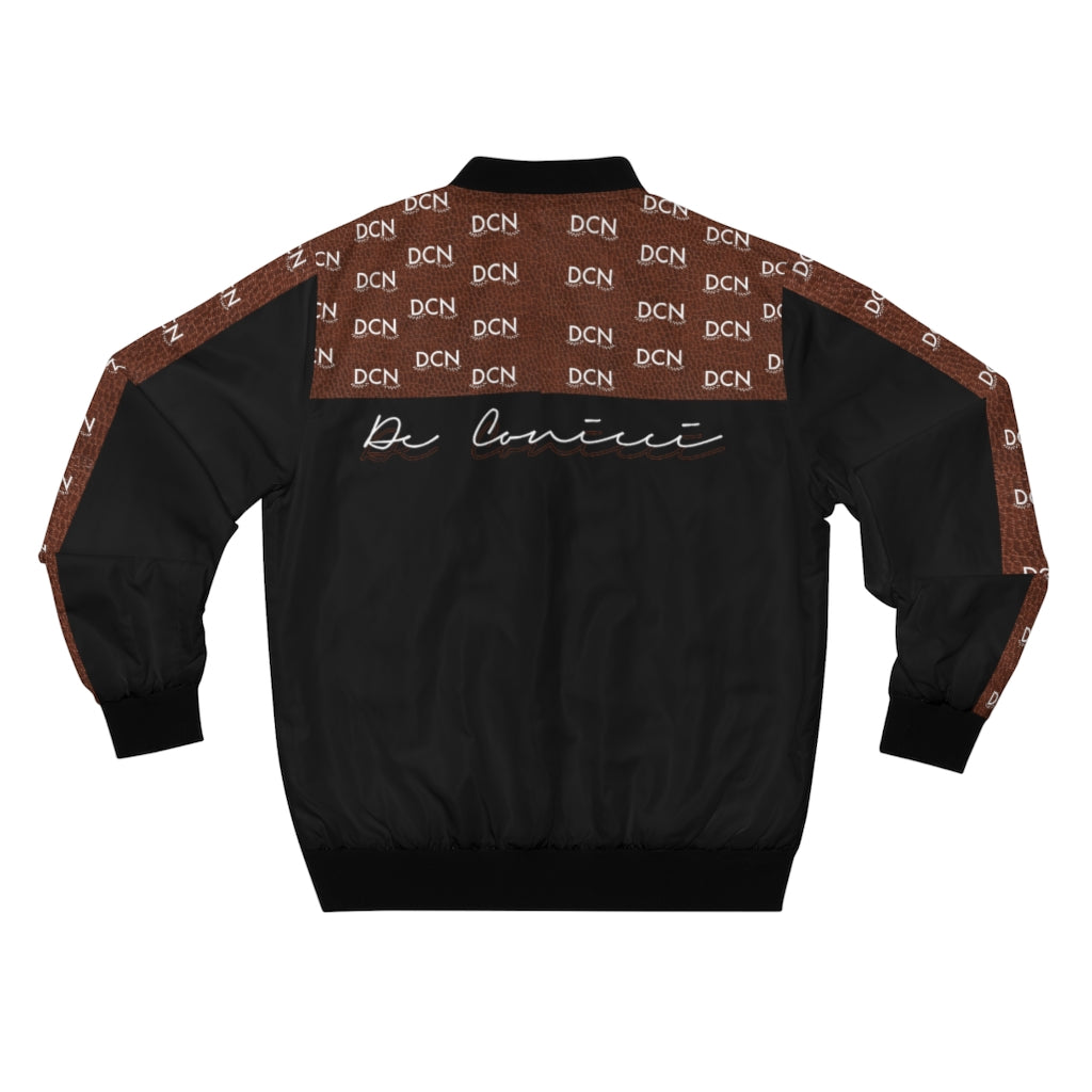 DCN Jacket Authentic Rawhide Style Print Brown and Black