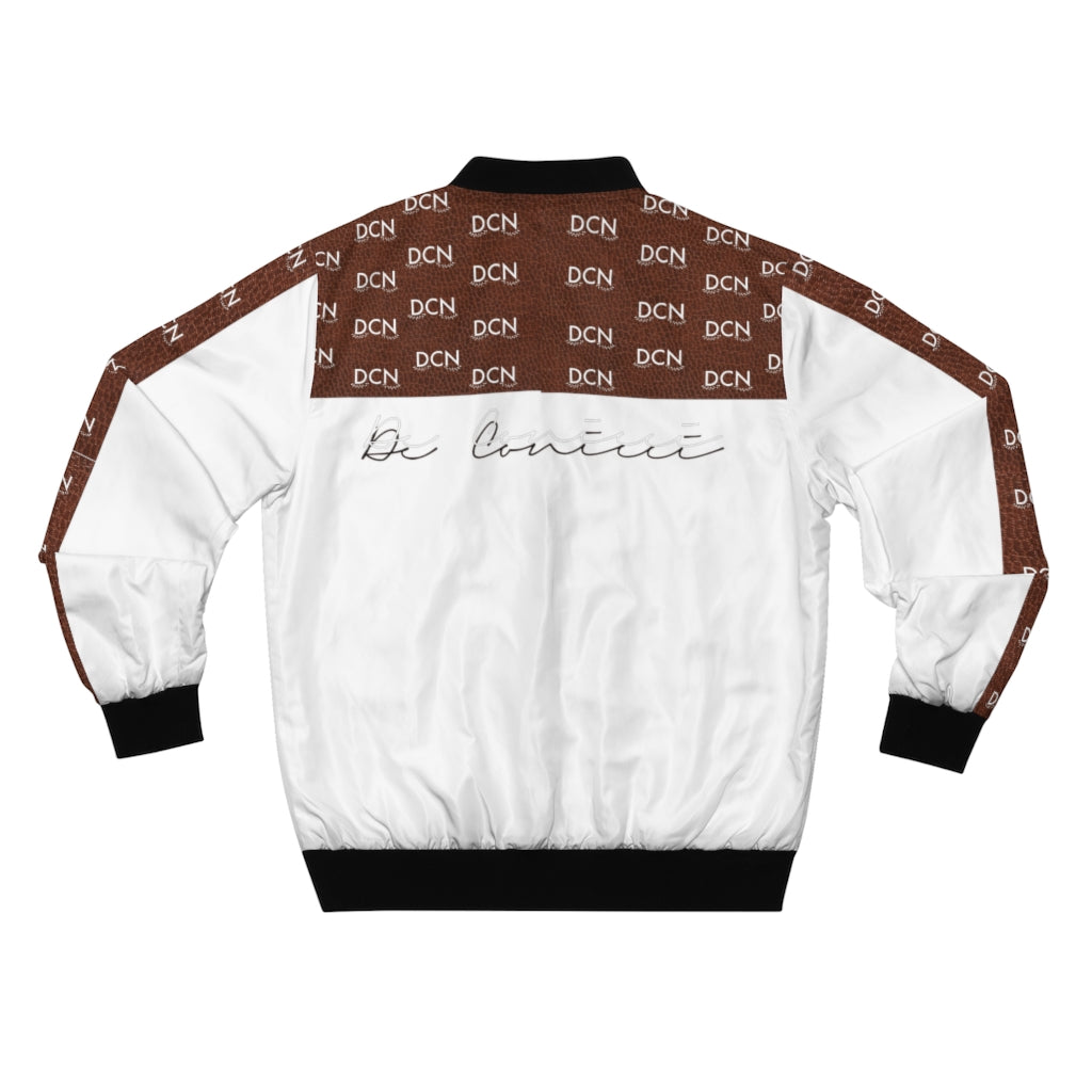 DNC Jacket Authentic Rawhide Style Print. Brown and White.