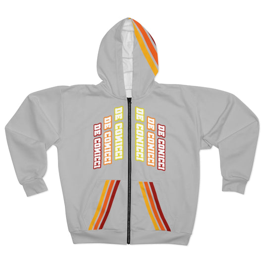 Classic Zip Hoodie. Gray