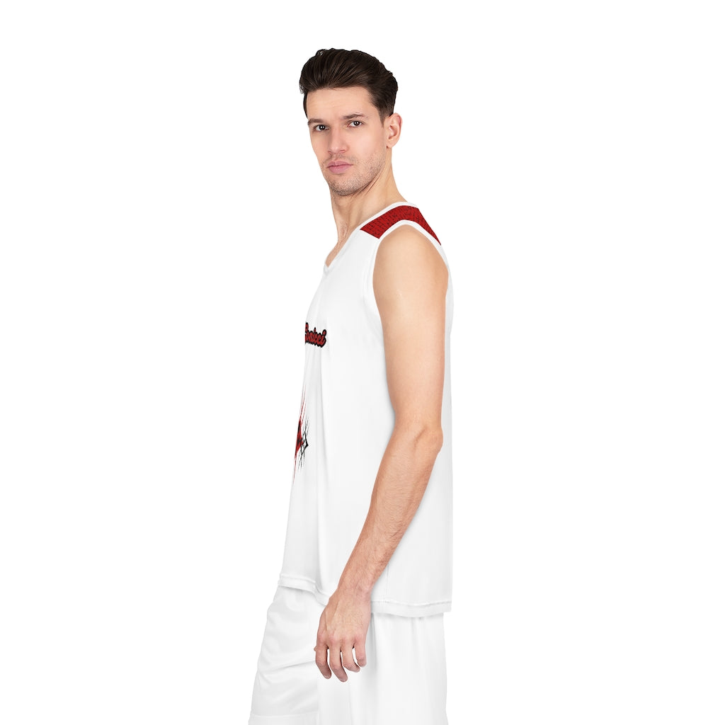 Tribal Basketball Jersey Red/Black/White
