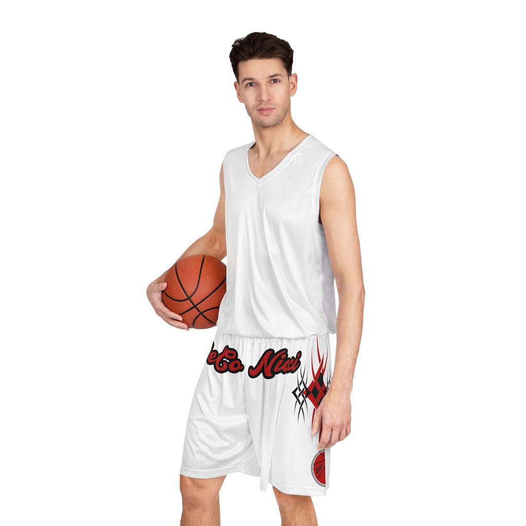 Tribal Basketball Shorts Red/Black