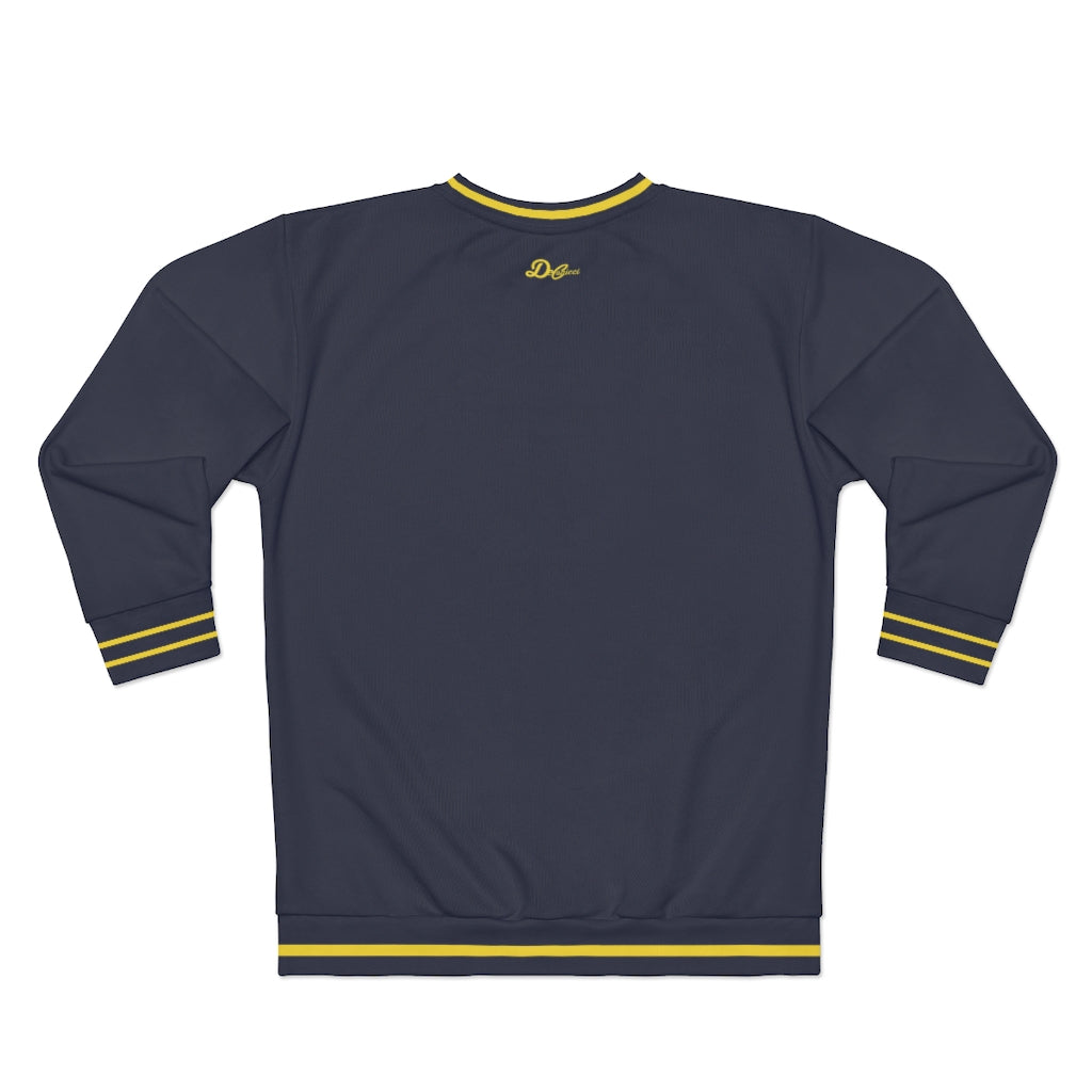 Authintic Navy And Honey Sweatshirt