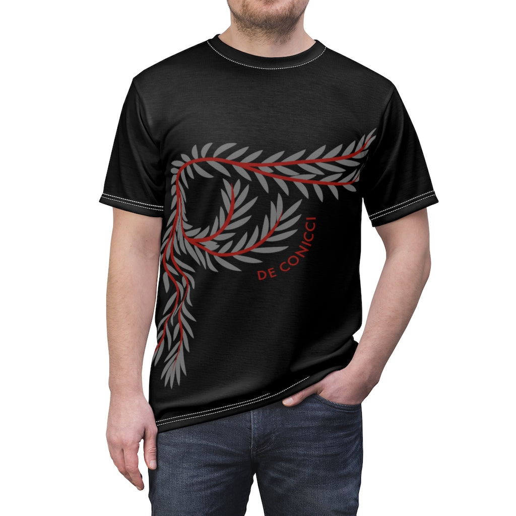 De conicci authentic rare collection stream vine shirt. Black