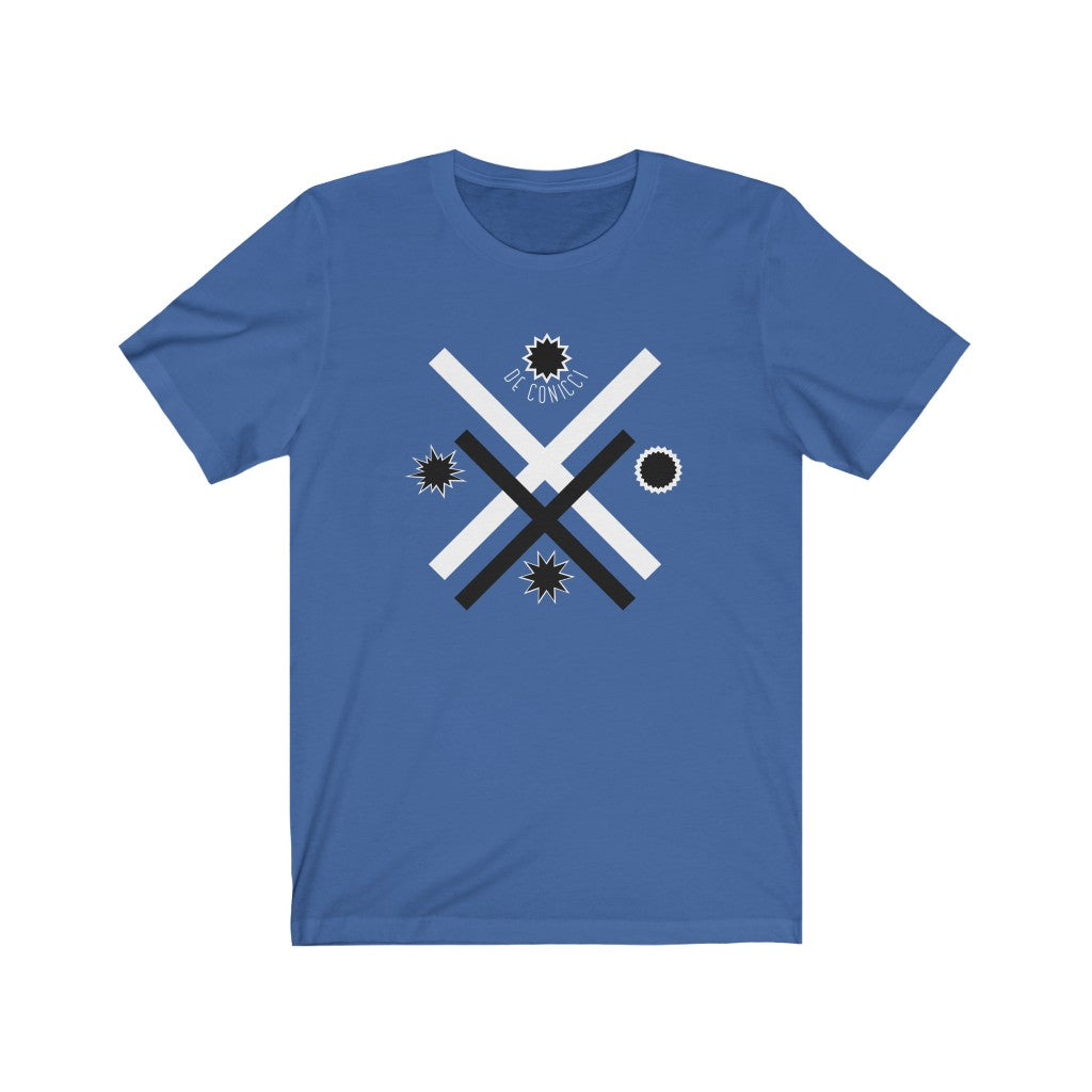 Unisex Jersey Short Sleeve Tee With De Conicci Authentic Logo.