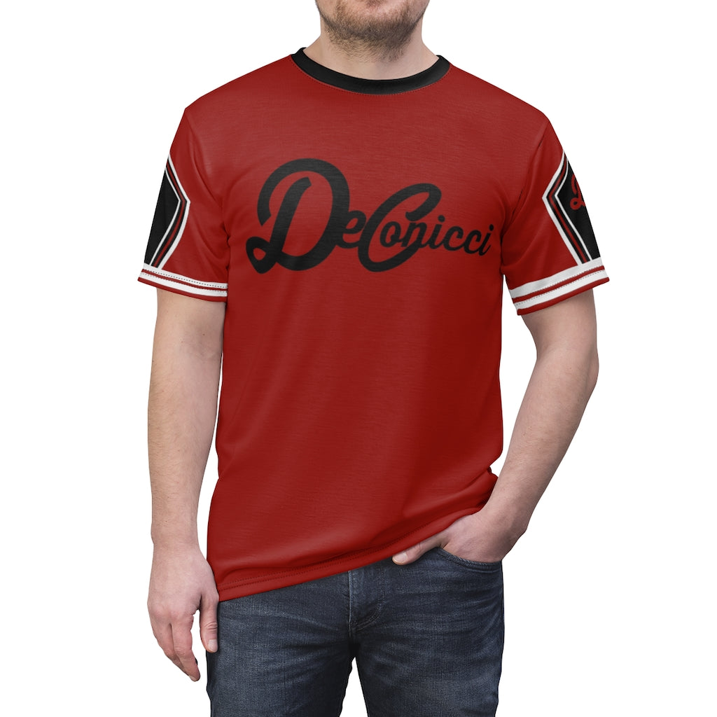 Authentic shoe shirt. Red