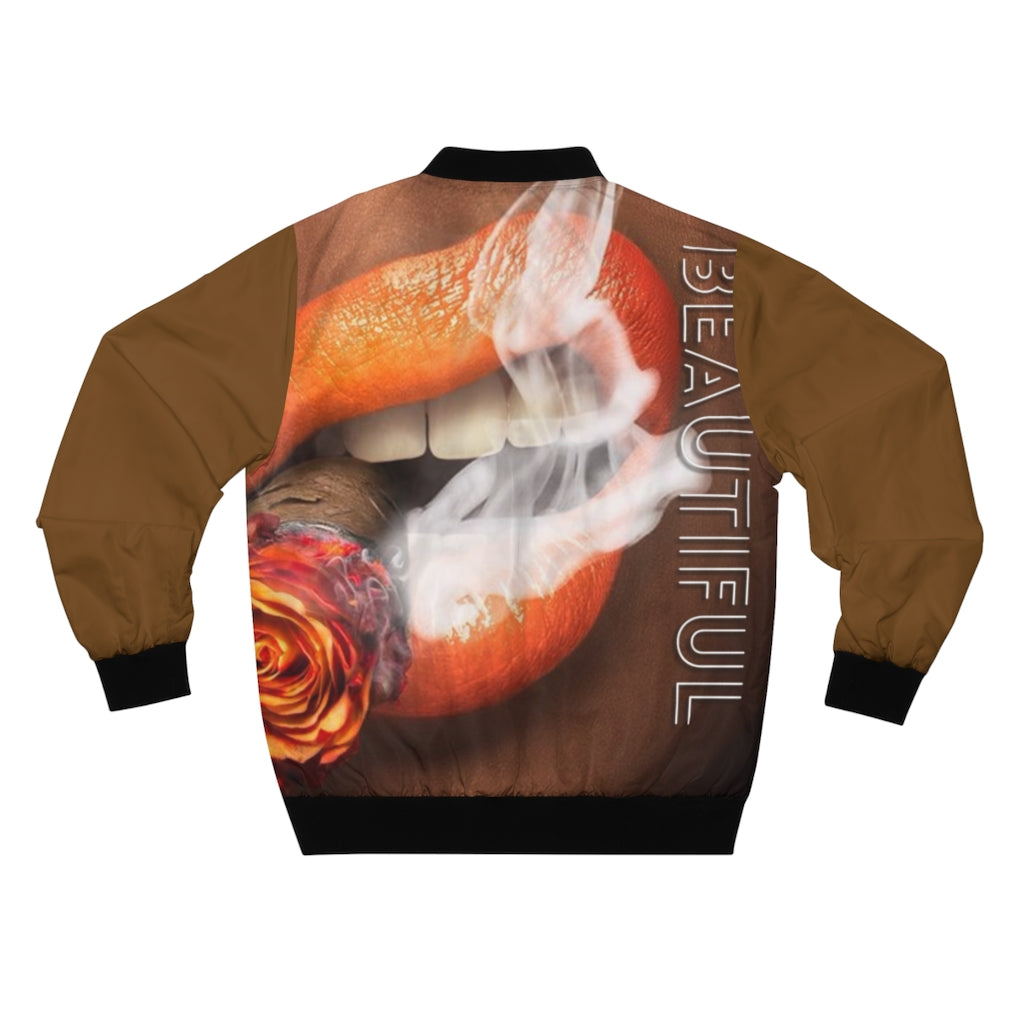 De Conicci beautiful lips Bomber Jacket