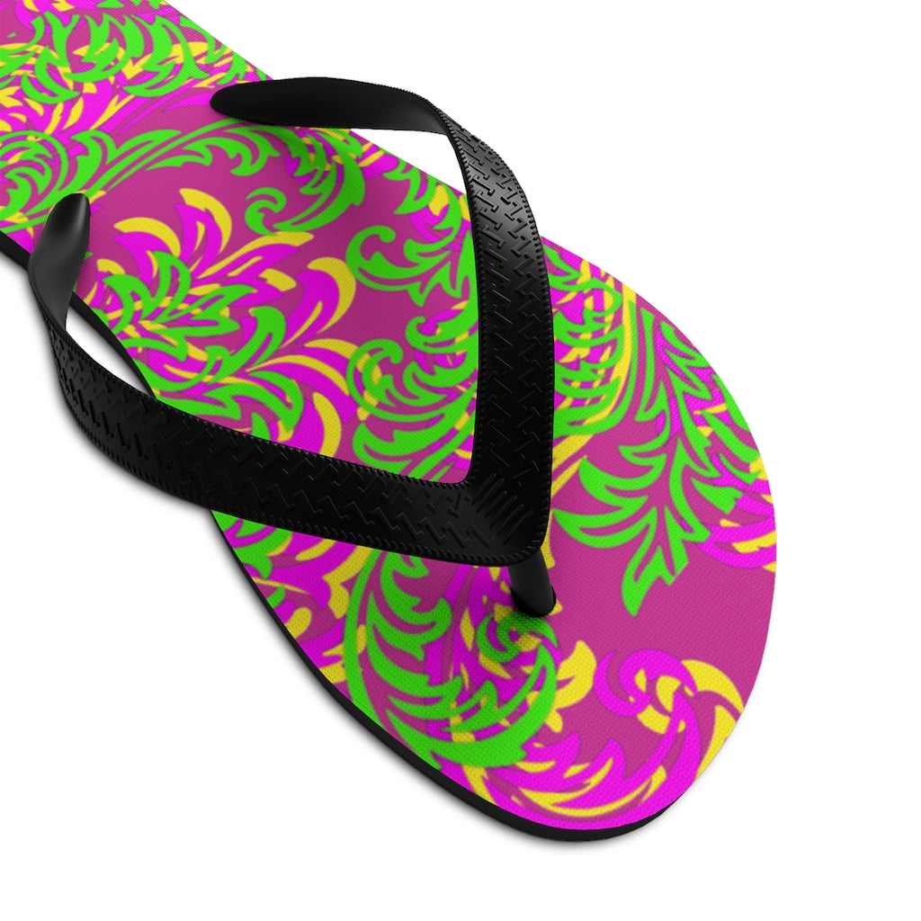 Unisex Neon Flip-Flops