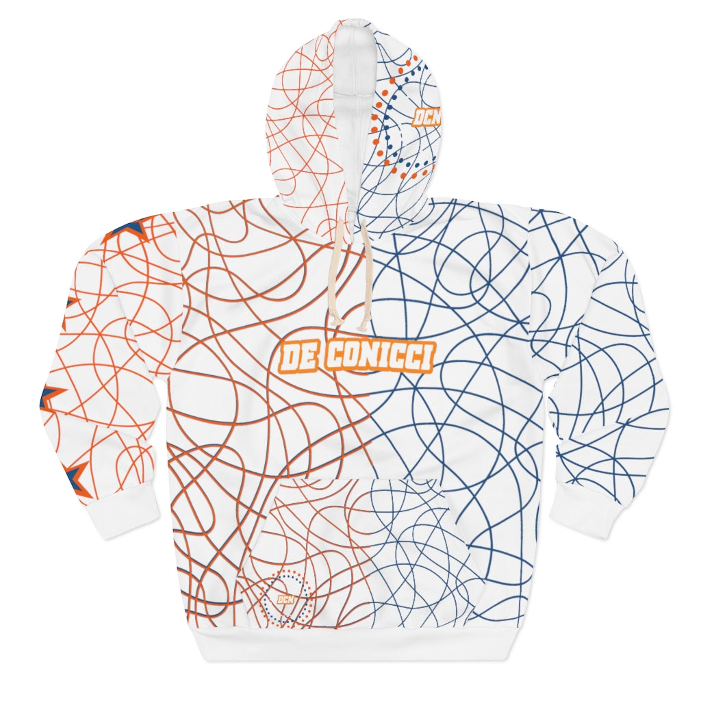 De Conicci Authentic white Illinois color Way Unisex Pullover Hoodie
