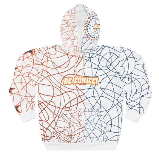 De Conicci Authentic white Illinois color Way Unisex Pullover Hoodie