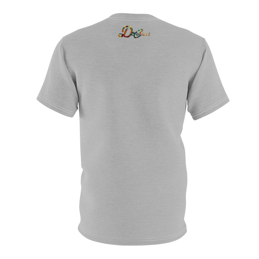 Wrap around shirt gray