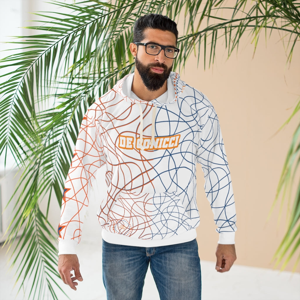 De Conicci Authentic white Illinois color Way Unisex Pullover Hoodie