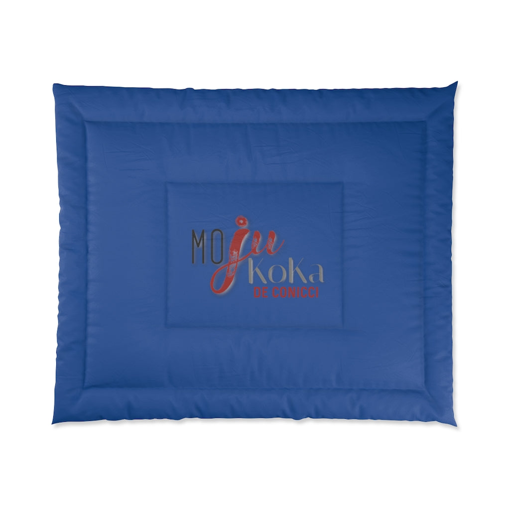Comforter with Mojukoka one logo