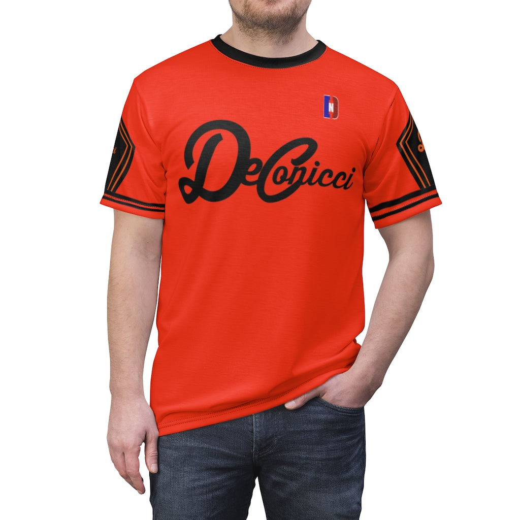 Basketball orange shoe short sleeve