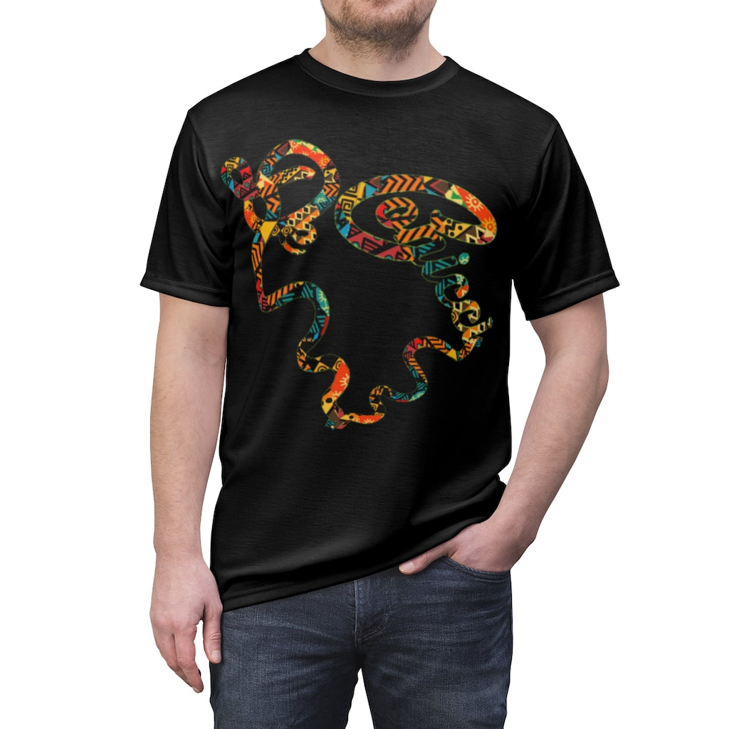 Wrap around shirt black