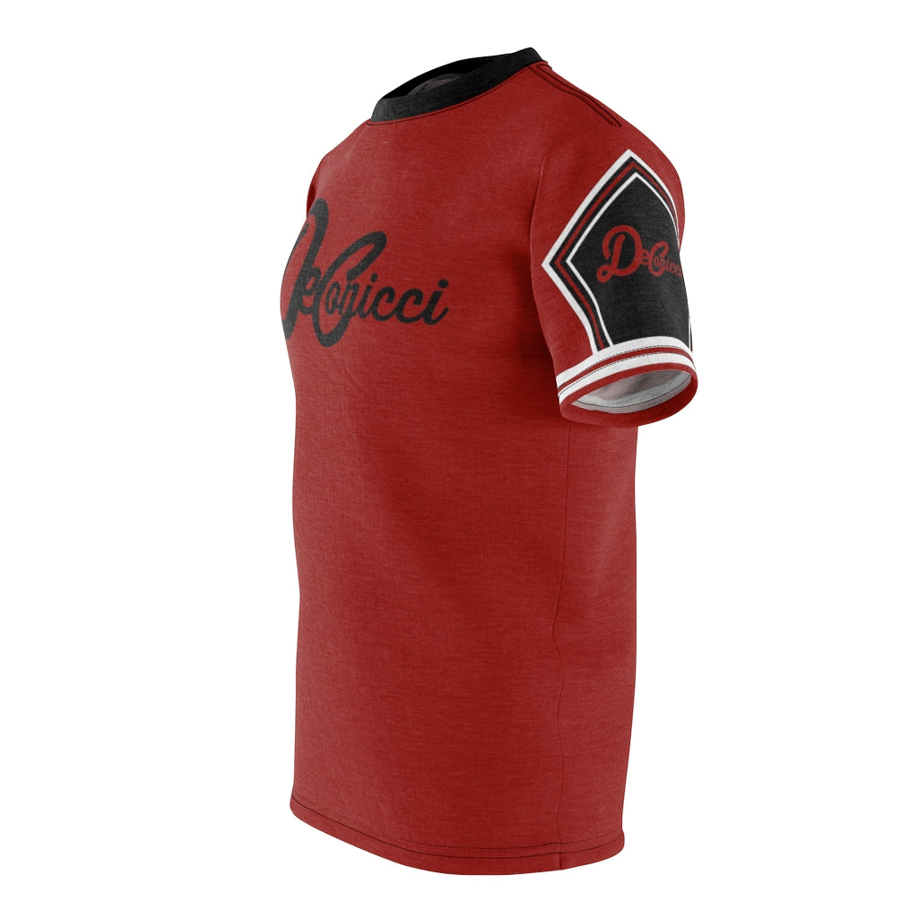 Authentic shoe shirt. Red