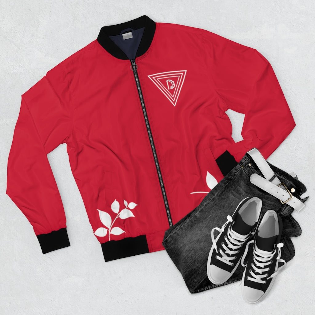 De Conicci Authentic Red Bomber Jacket