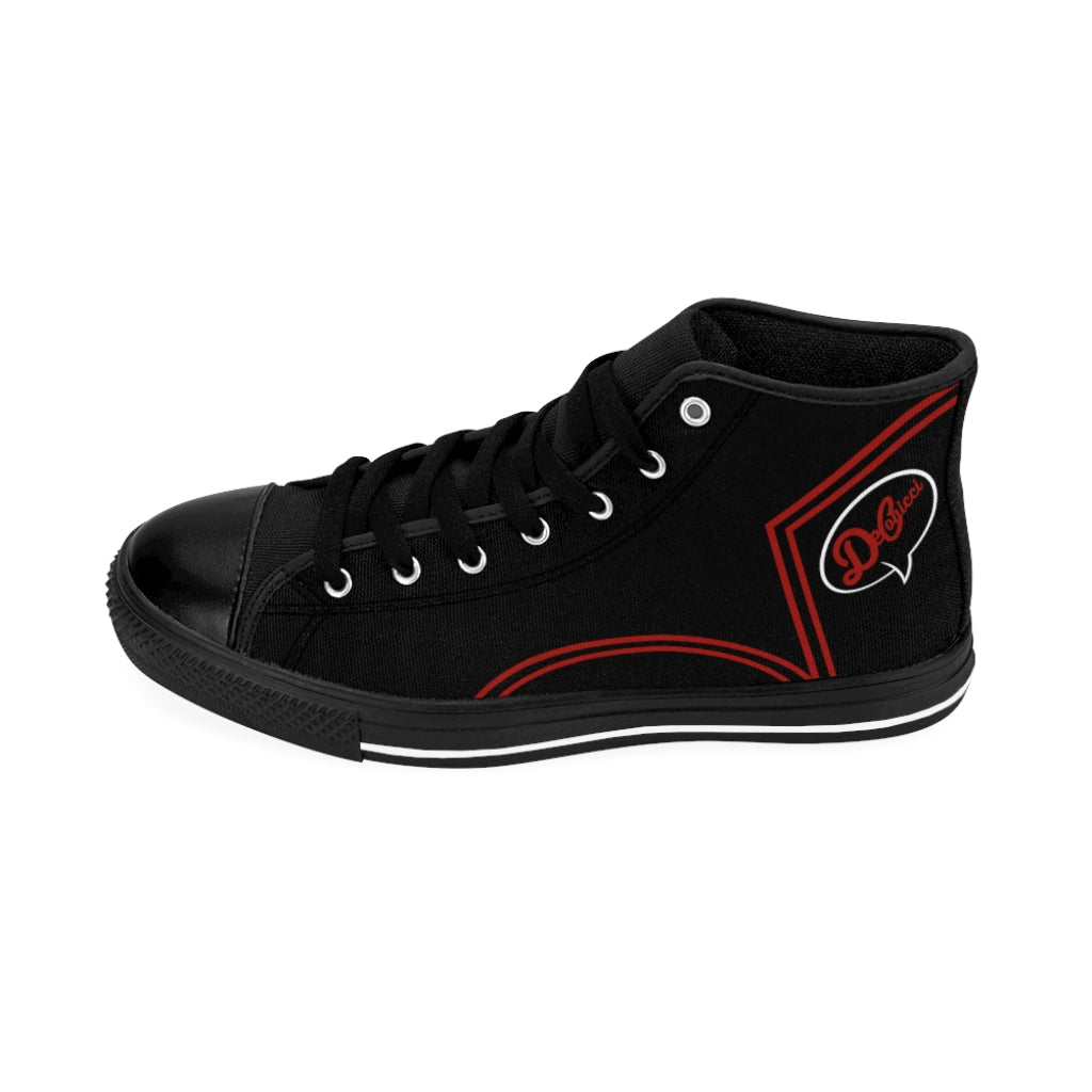 Hoop 31 red black and white color way