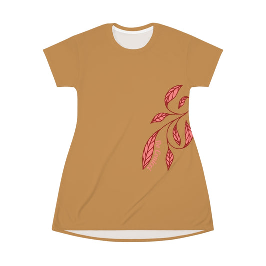 Beautiful Butter Cup De Conicci T-Shirt Dress With Summer Breeze Logo
