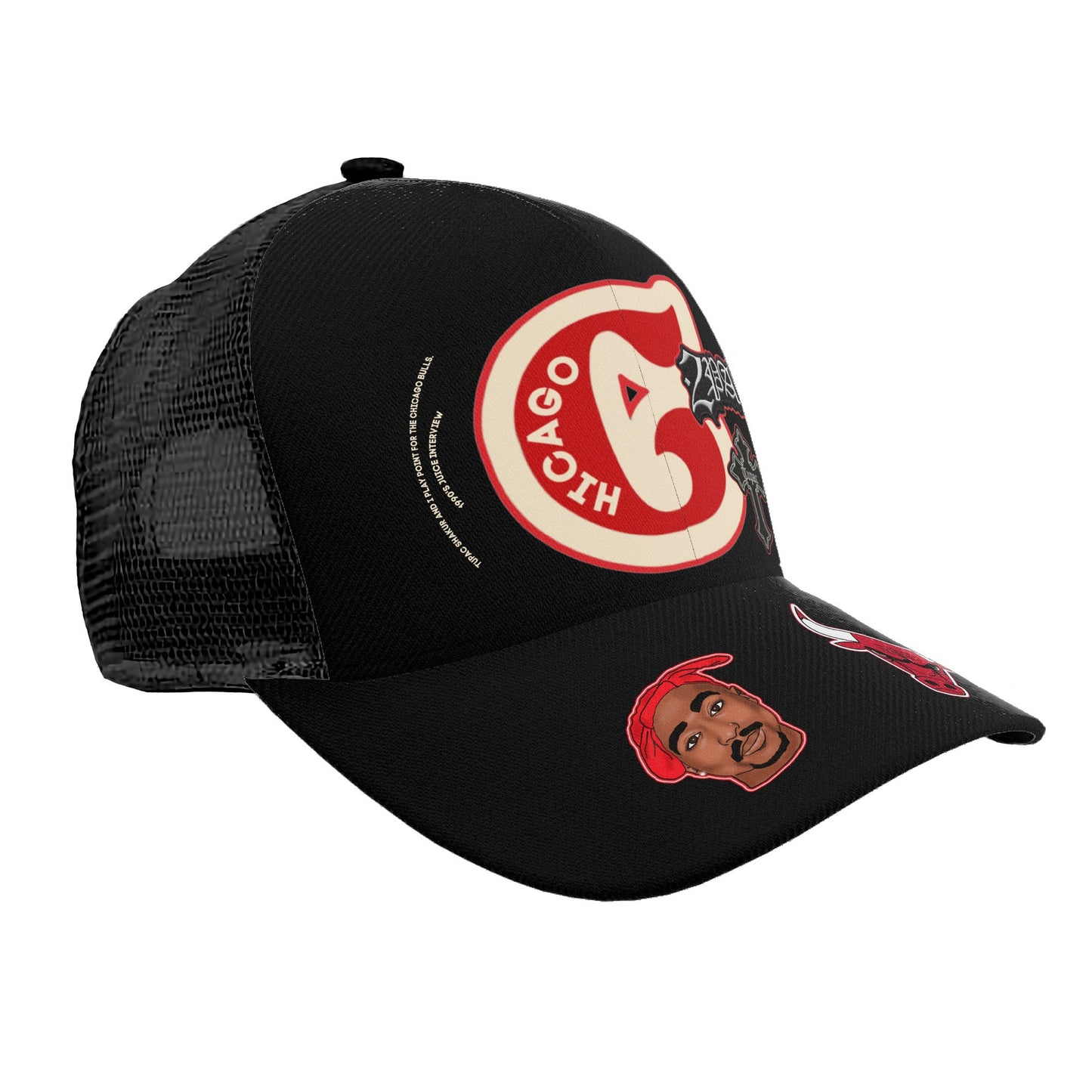 Tupac X Bulls Legend Cap