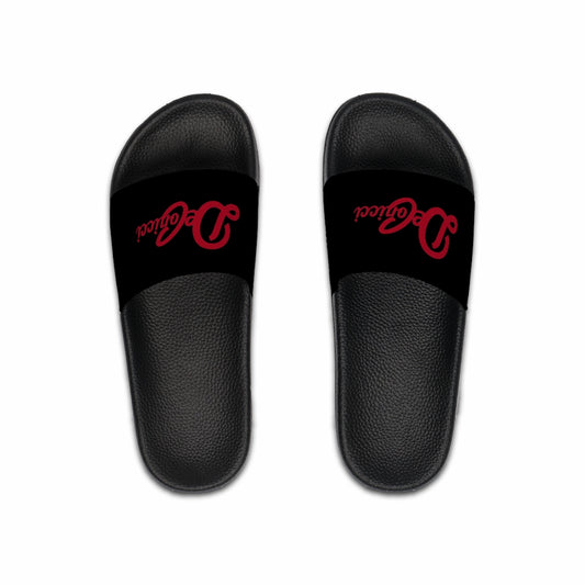 Red/black Men's Slide Sandals