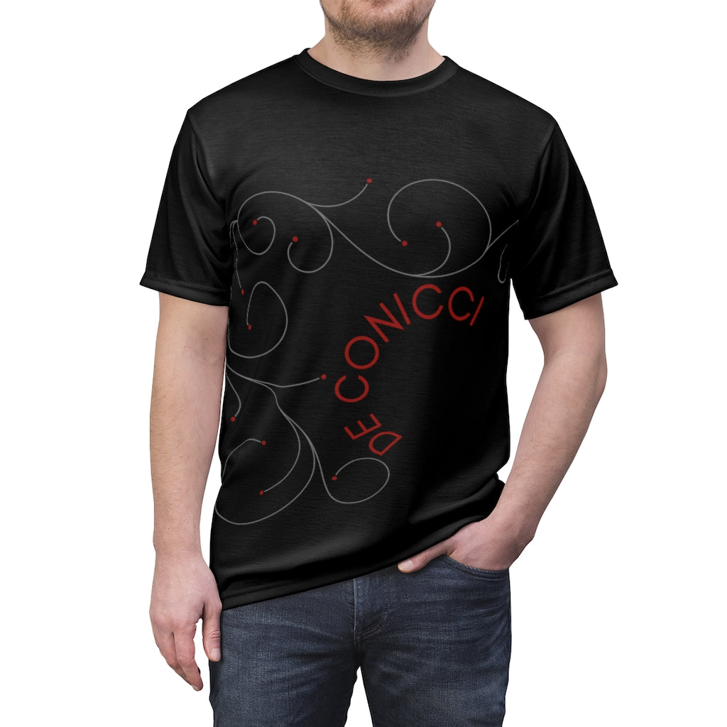 De conicci Authentic rare shirt. Luxury Vine Black