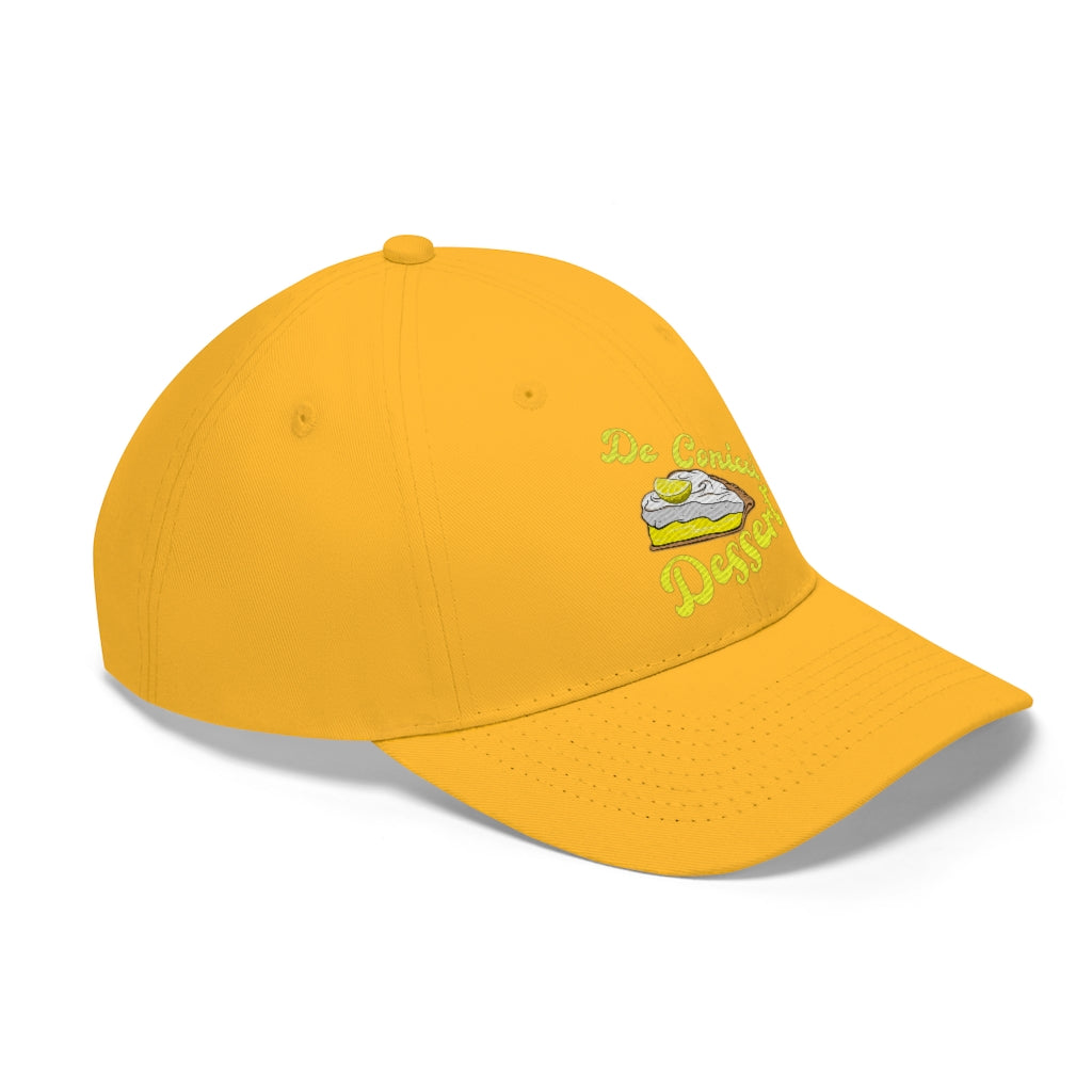 Lemon Pie dessert cap yellow