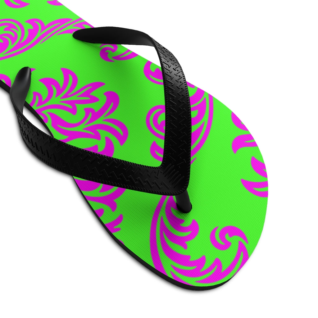 Unisex Neon Flip-Flops